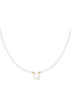 Collier Lettre A Coquillage h5 