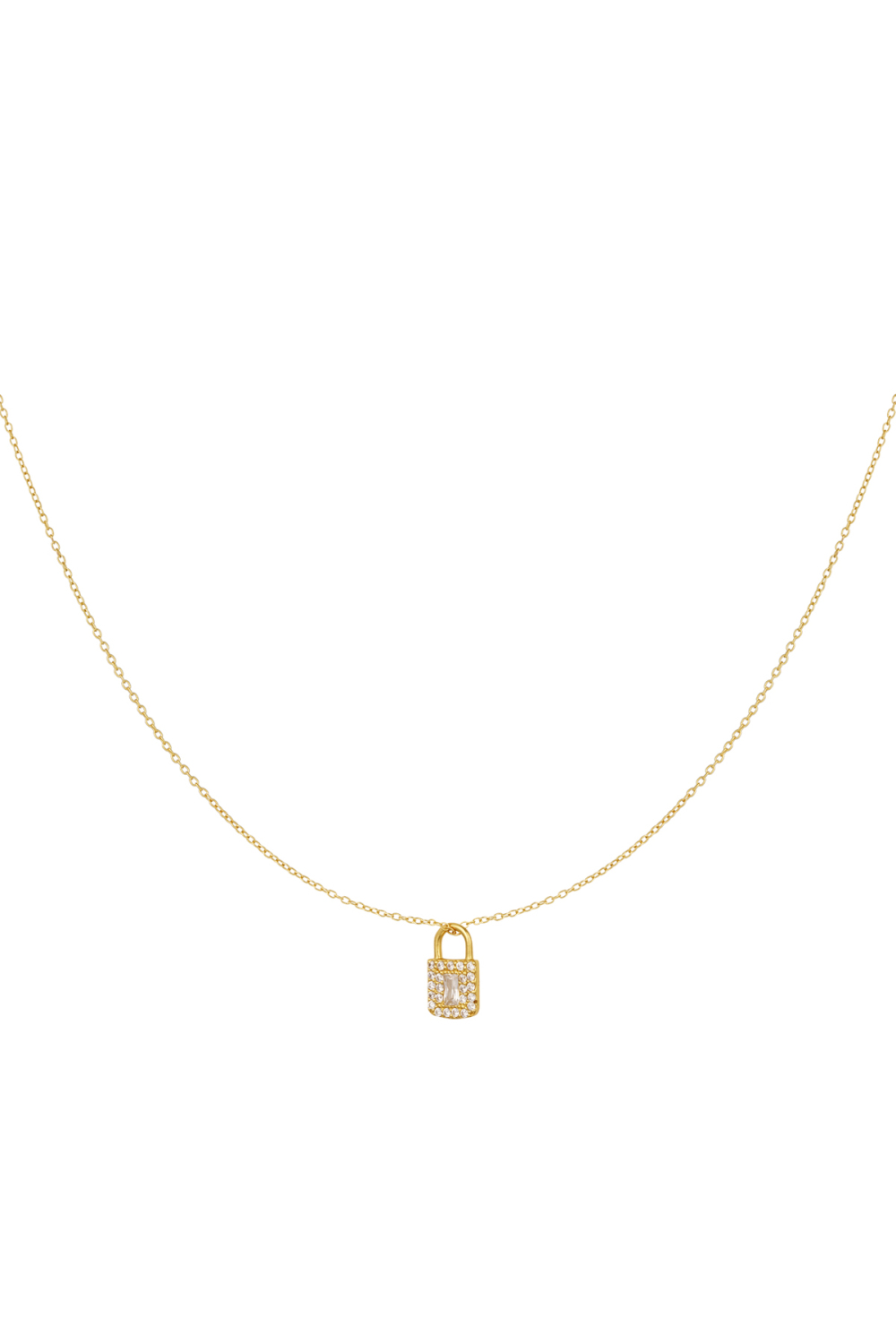 Collier Pierres De Verrouillage - Argent 925