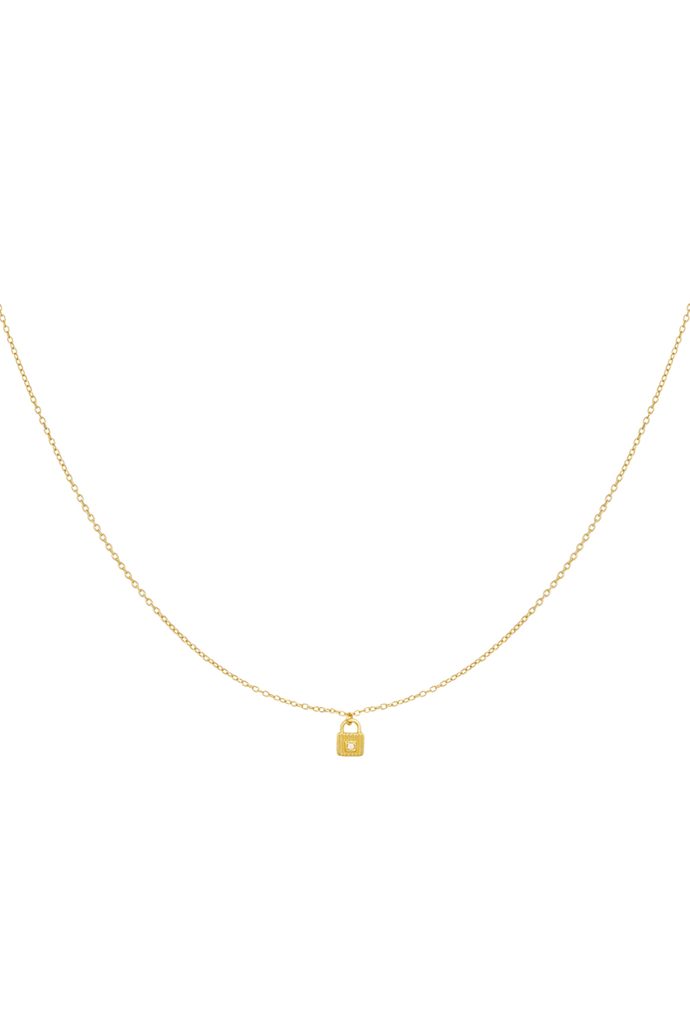 Collier Avec Pendentif Serrure - Argent 925 