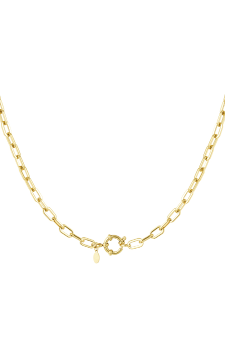 collier maillons basiques fermeture ronde