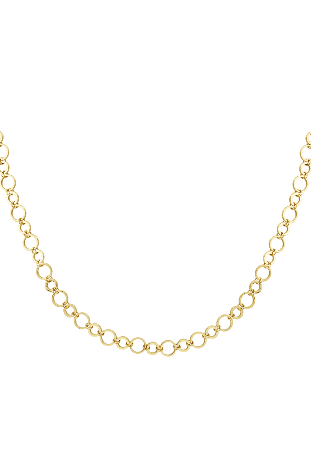Collier Petits Et Gros Maillons Ronds
