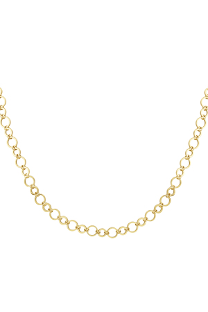Collier Petits Et Gros Maillons Ronds h5