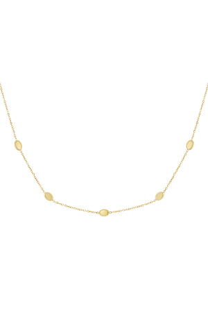 Collier Avec 5 Pierres h5 