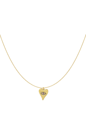 Collier Coeur Avec Oeil h5 