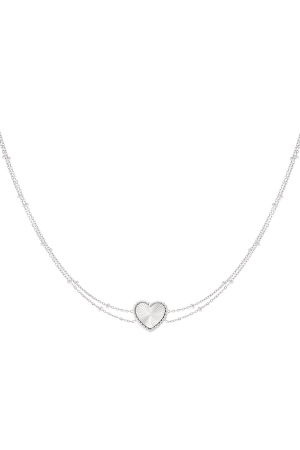 Collier Coeur Avec Boules h5 