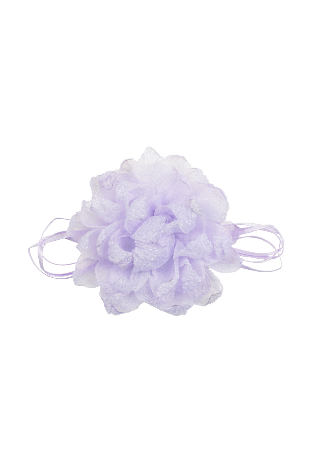 Collier Ruban Avec Fleur 