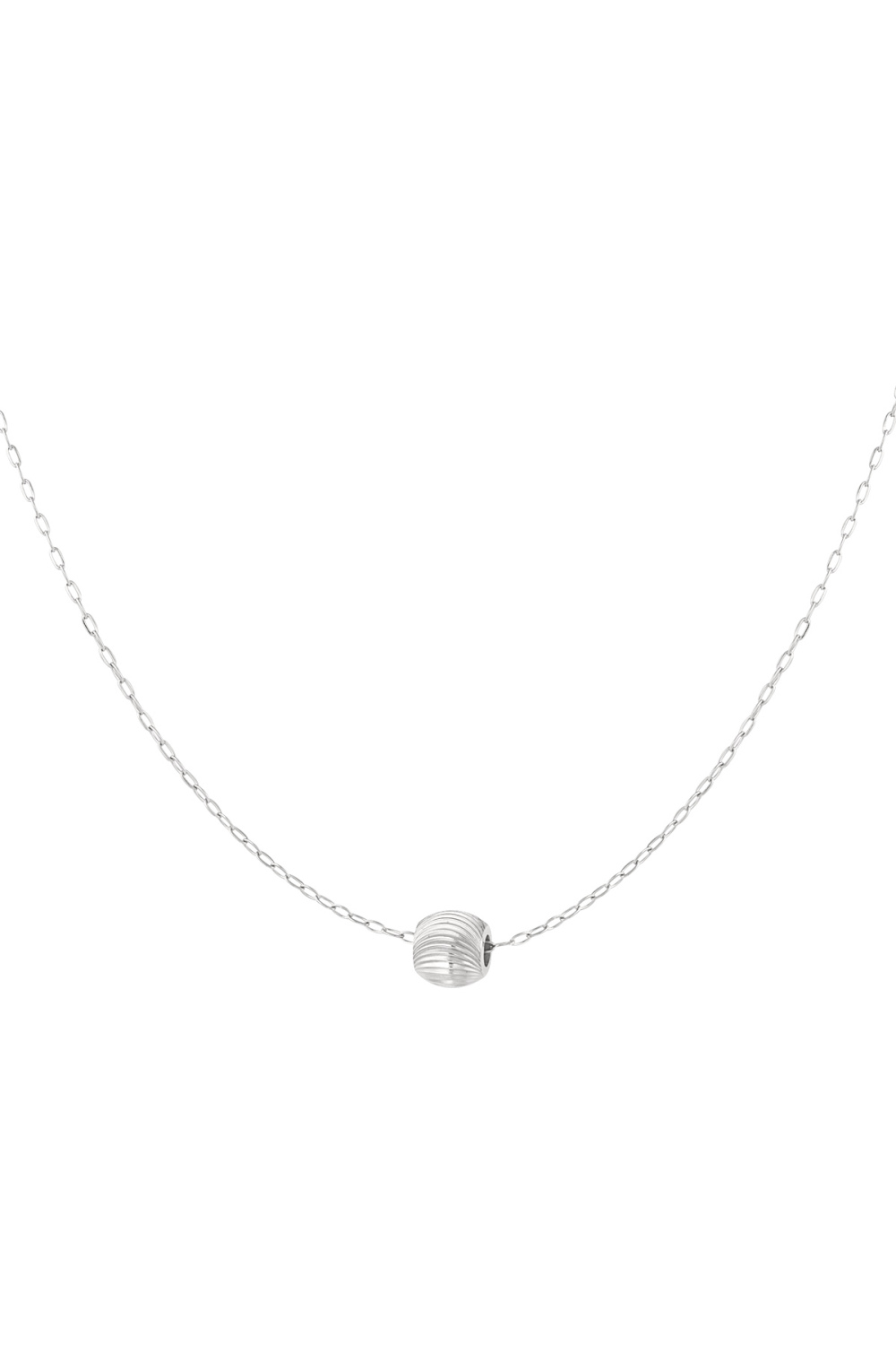 Collier Charm Rond Avec Imprimé 