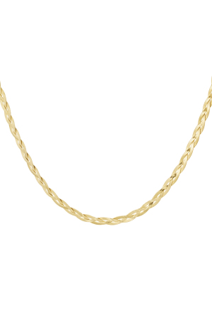 Collier Tressé - Doré h5