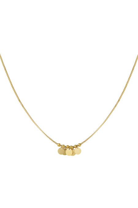 collier suspendu pièces de monnaie