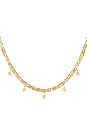 Collier Robuste Avec Trèfles h5
