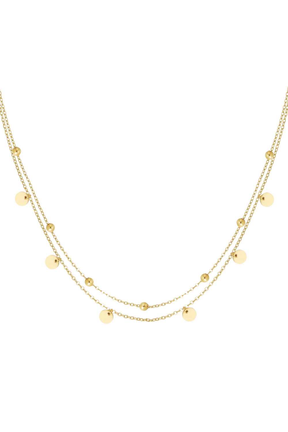 Collier Boules Et Ronds 