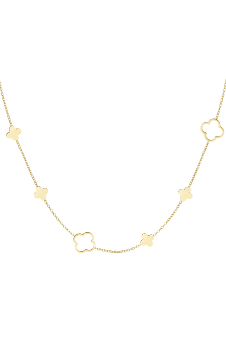 collier différents trèfles