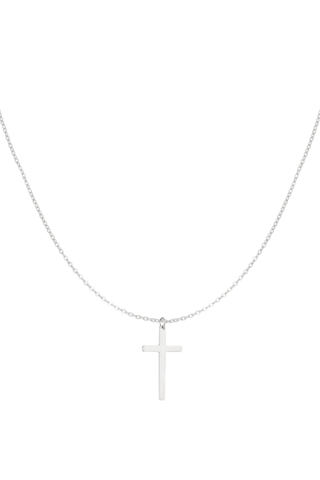 collier breloque croix