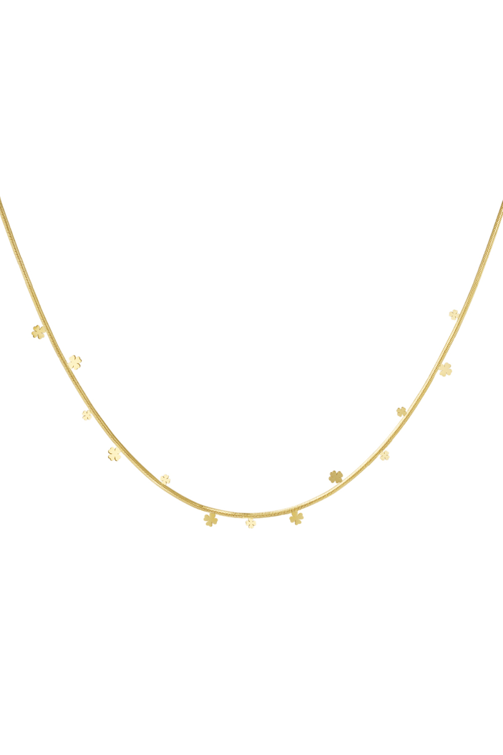 Collier De Fête Trèfle - Doré