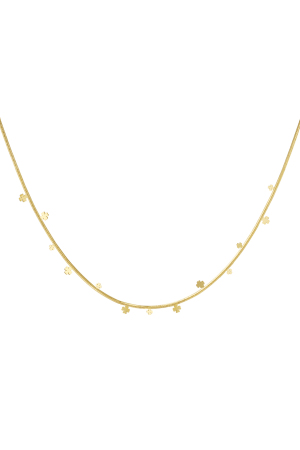 Collier De Fête Trèfle - Doré h5