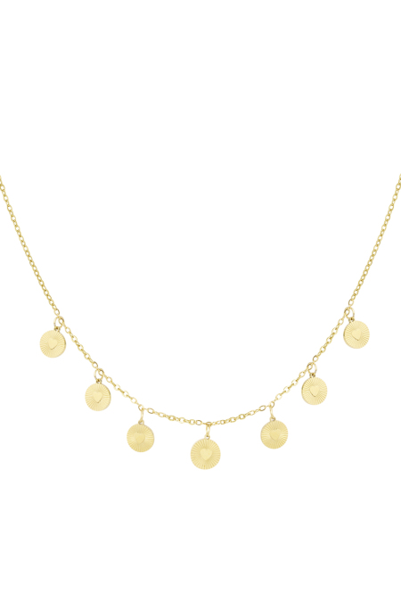 Collier Pièces Coeurs
