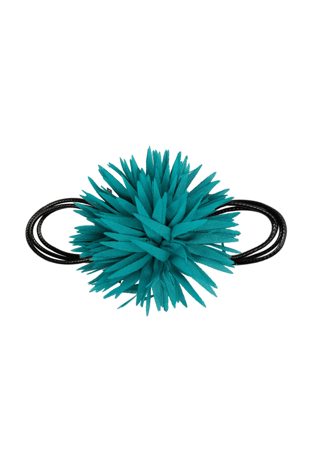 Collier Déclaration Fleur - Aqua 
