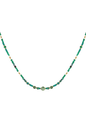 Collier Perles Vertes h5
