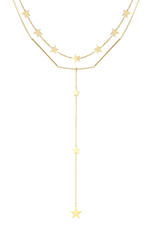 Collier Centre De Table Étoiles - Doré h5