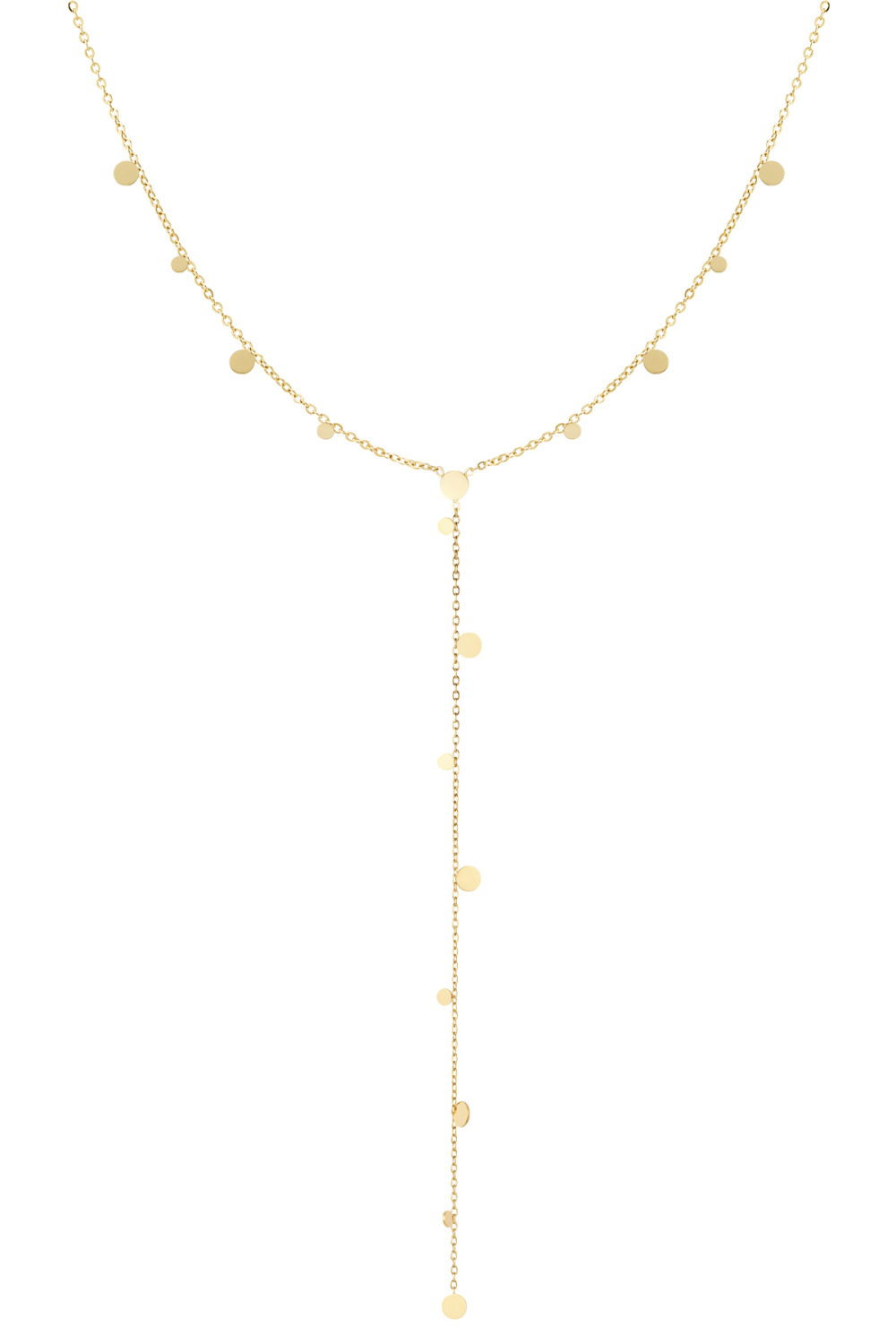Collier Centre De Table Cercles Doré 