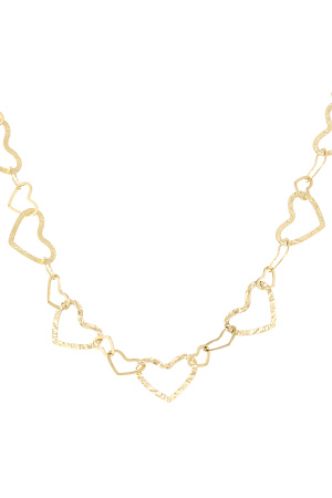 Collier Coeurs Connectés Doré h5 Image5
