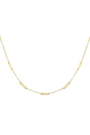 Collier 5 Maillons Doré h5 