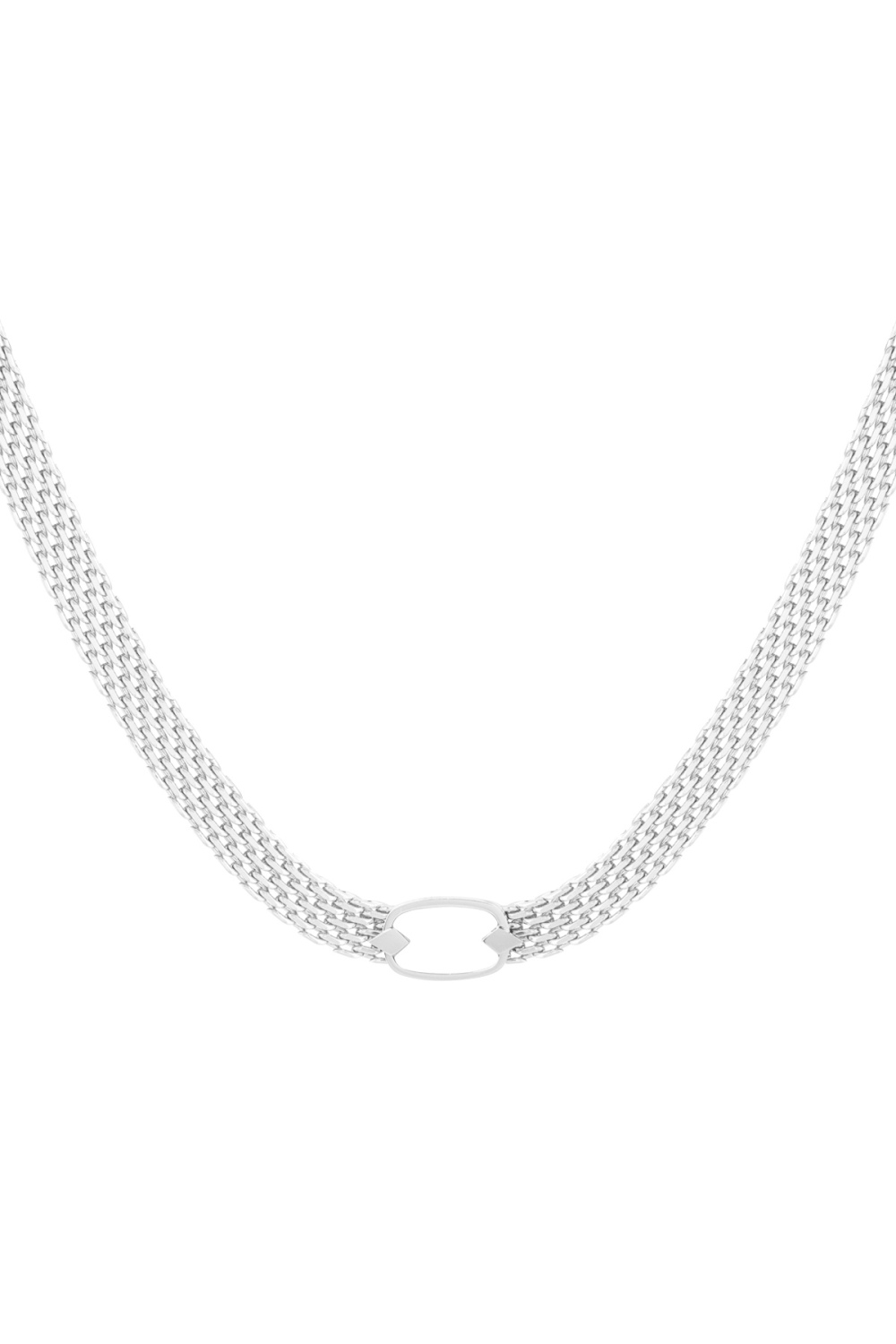 Collier Maillons Plats 