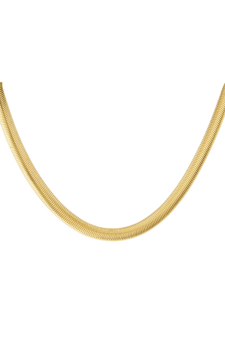 Collier Unisexe Plat Tressé - Argent - 8.0Mm