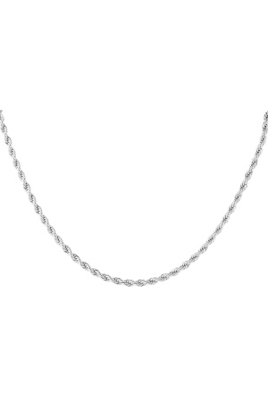 Collier Torsadé - Argent - 4.0Mm h5