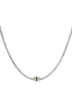 Collier Homme Torsadé Avec Breloque h5
