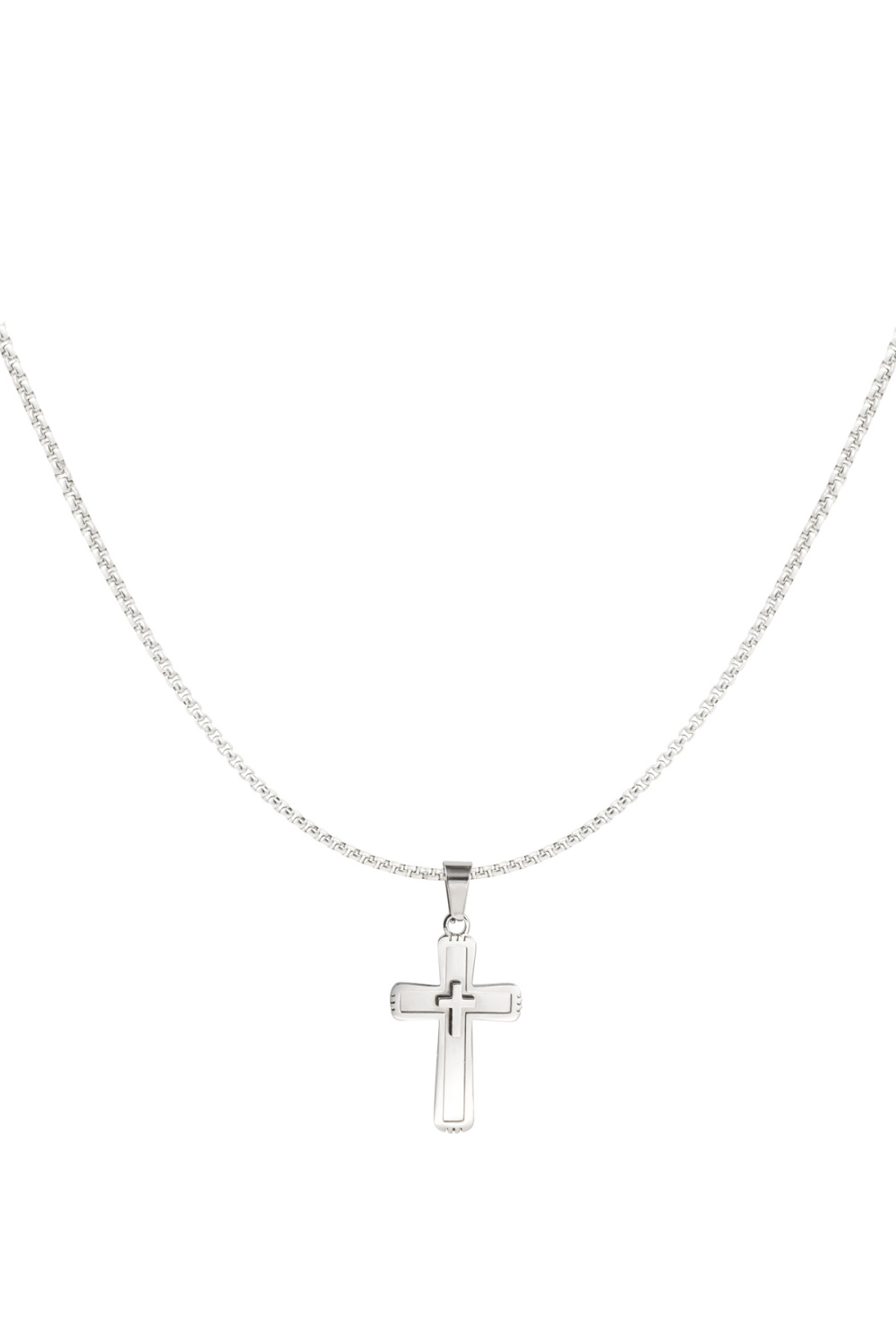 Collier Croix Homme