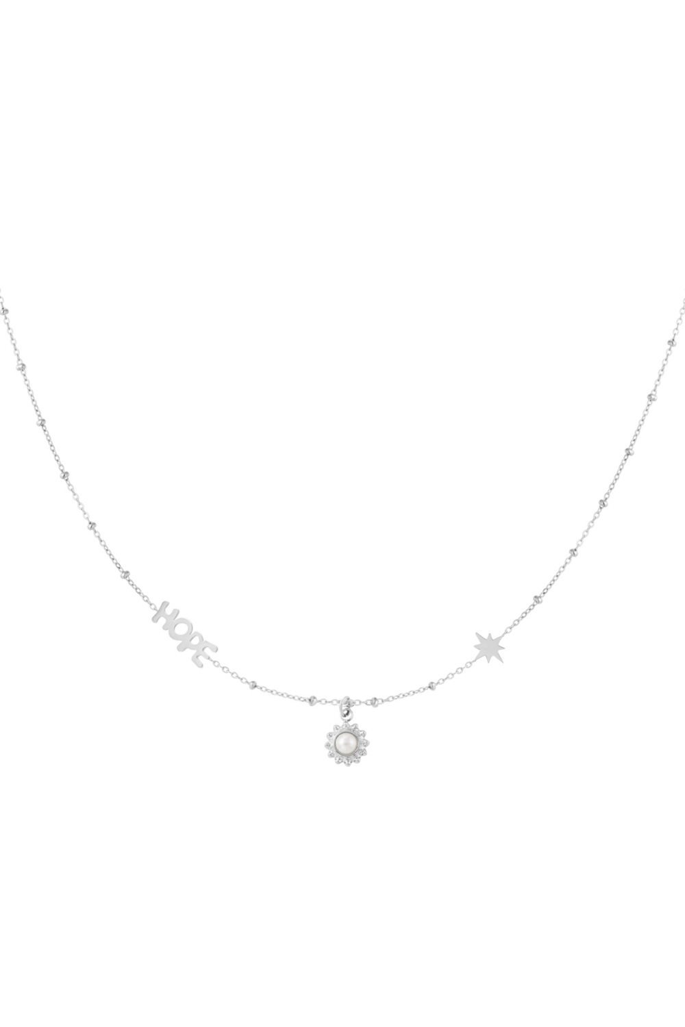 Chaîne Boule Avec Espoir Et Pendentifs