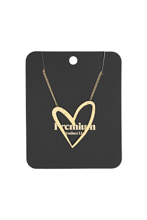 Collier Voleur De Coeur - Doré h5 Image5