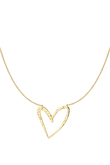 Collier voleur de coeur - doré