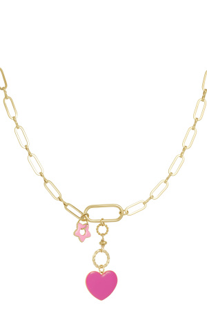 Collier Fleur À Coeur h5 