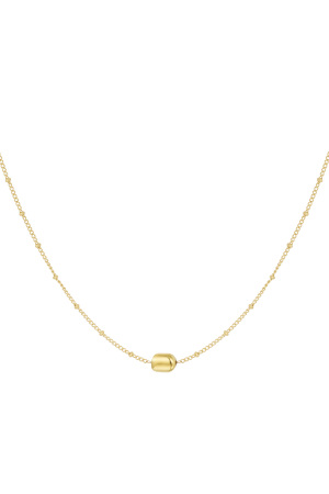 Collier Simple Avec Boules - Doré  h5 