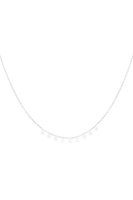 collier simple avec pendentifs ronds