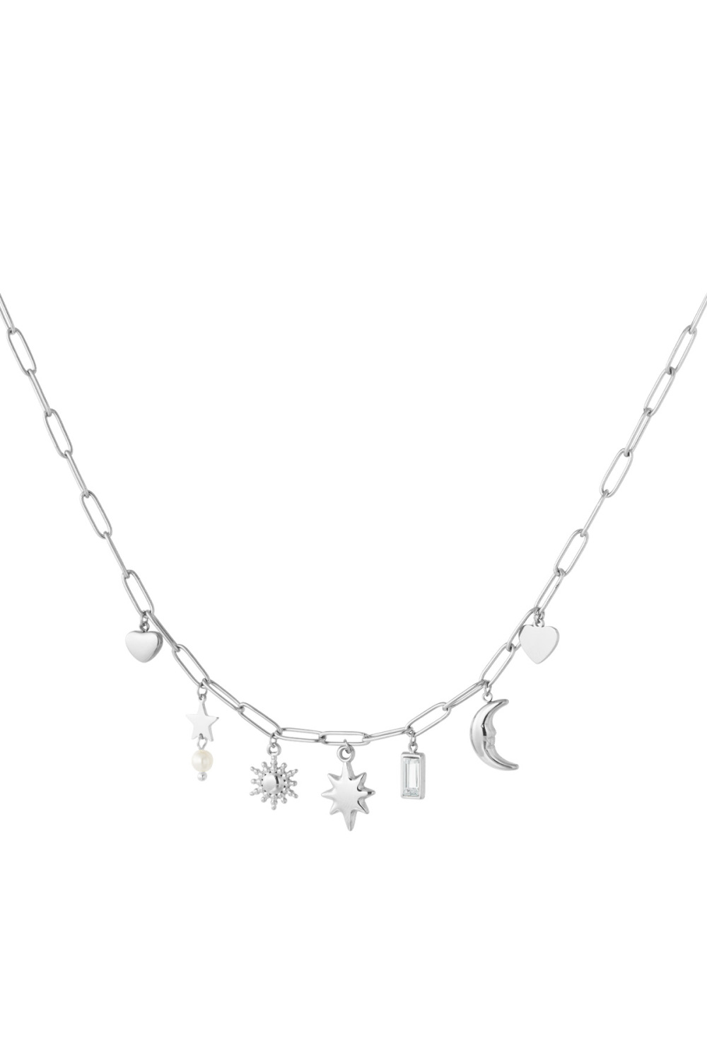 Collier Charm Jour Et Nuit (Pack With Plastic Bag) 