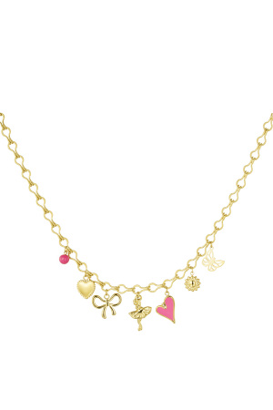 Collier Charm Dansant Dans Le Ciel - Doré h5 