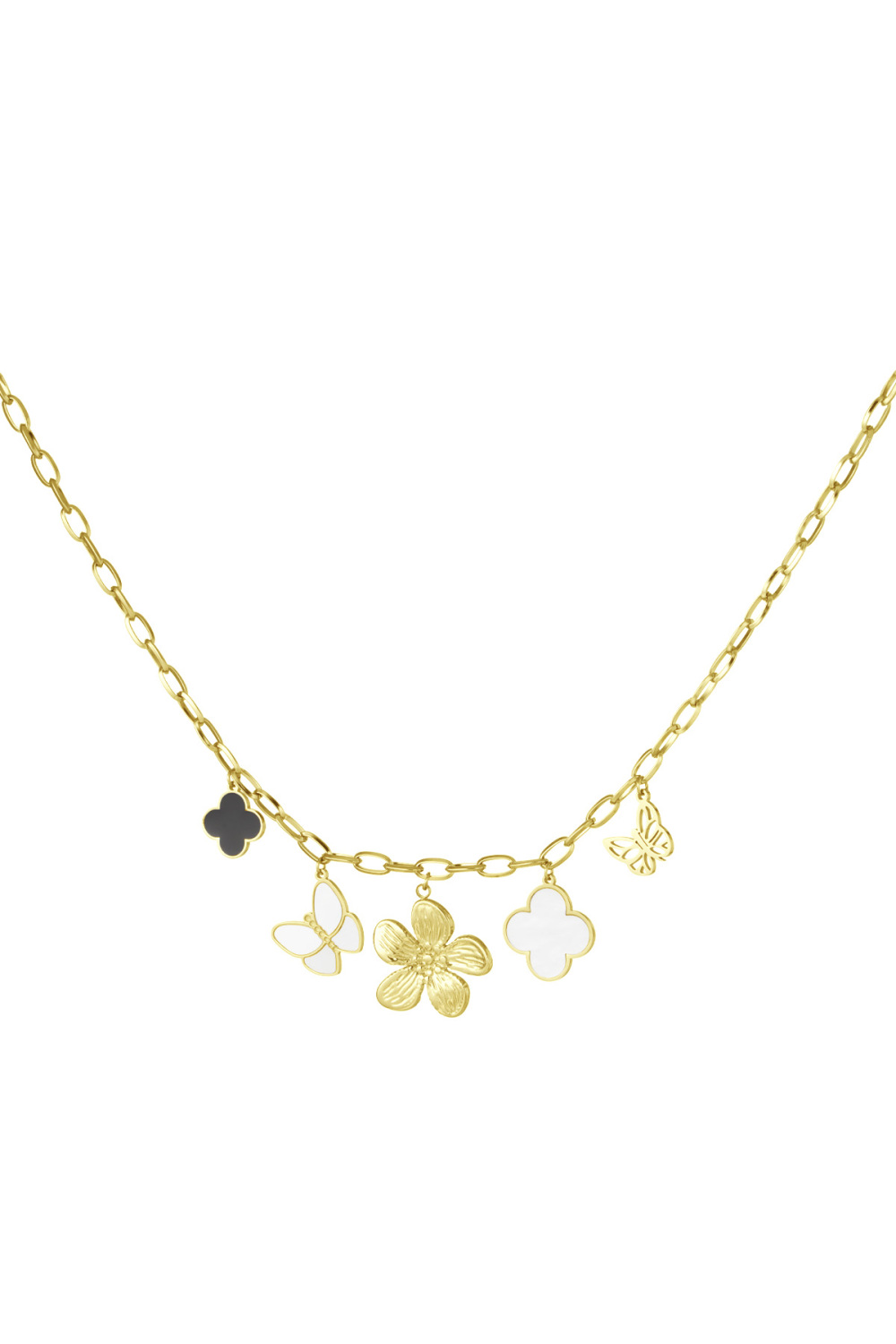 Collier Charm Ambiance Nature - Doré