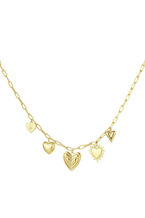 Collier Charm Coeurs Pour La Victoire h5 