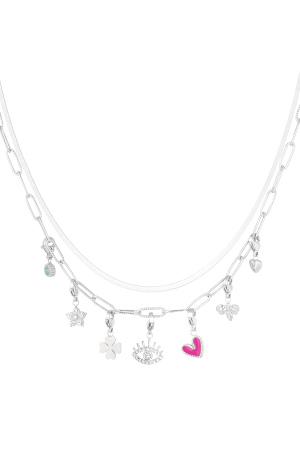 Collier À Breloques Lovey Dovey - Doré h5 