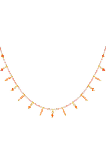 Collier Summer Sparkle - Couleur or bleu