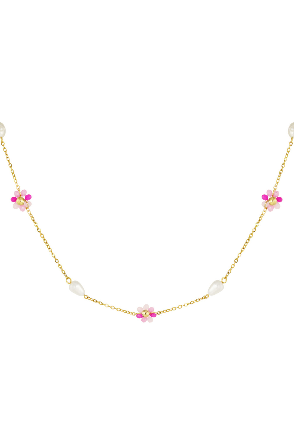 Collier Éblouissement Floral - Doré 