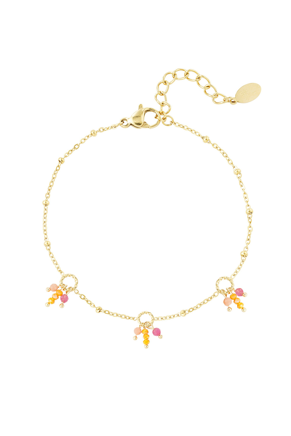 Bracelet De Cheville Summer Fiesta - Rose Orange 