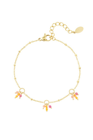 Bracelet De Cheville Summer Fiesta - Rose Orange h5 