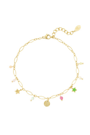 Bracelet De Cheville Lovely Life - Doré h5