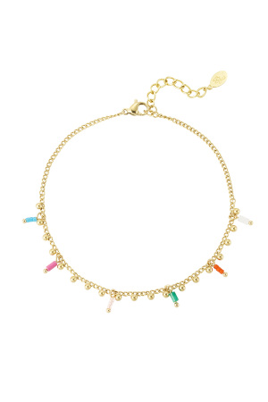 Bracelet De Cheville Couleurs Désordonnées h5 