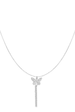 Collier Papillon Avec Chaînes - Doré h5 