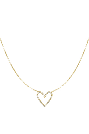 Collier Amoureux De Paillettes - Doré h5 